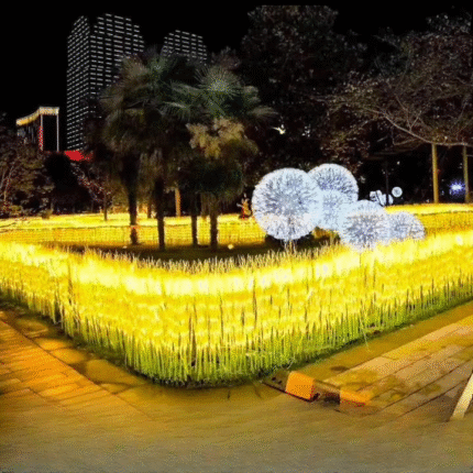 Duckkoko Faux Pampas Grass Decor Solar Lights Outdoor Tall Branches Dried Reed Artificial Plants