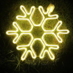 Duckkoko Big Christmas Snowflakes Lights Waterproof Battery Operated Snowflakes Christmas Decorations