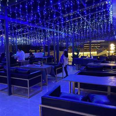 Duckkoko 400 LED Outdoor Curtain Lights String Lights Ceremony Birthday Christmas Balcony Roof Decorations - Image 2